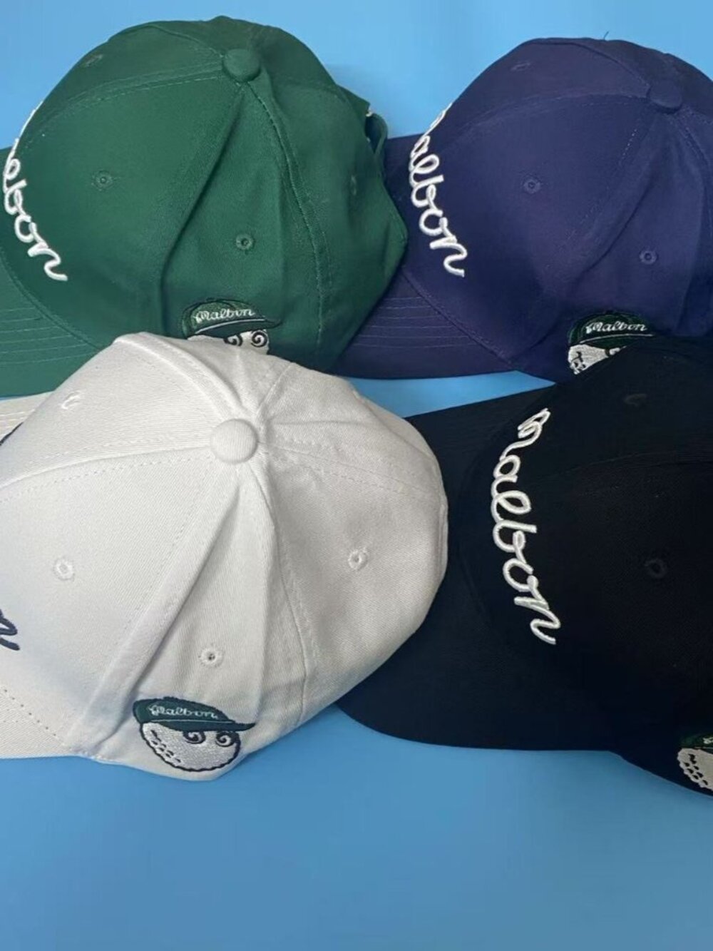 Pre-owned Malbon Golf Baseball Cap Unisex Sun Hat